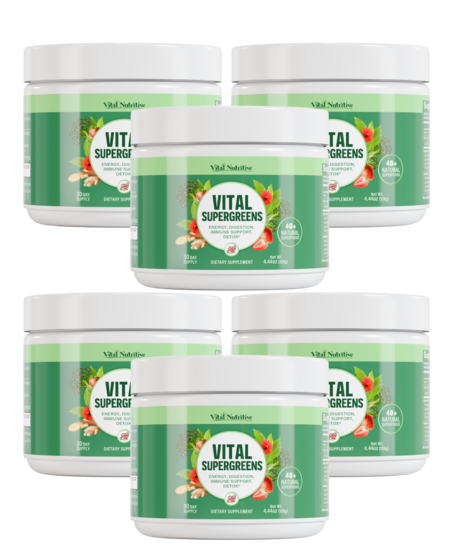 Vital Supergreens - All Natural Greens Powder for Daily Health